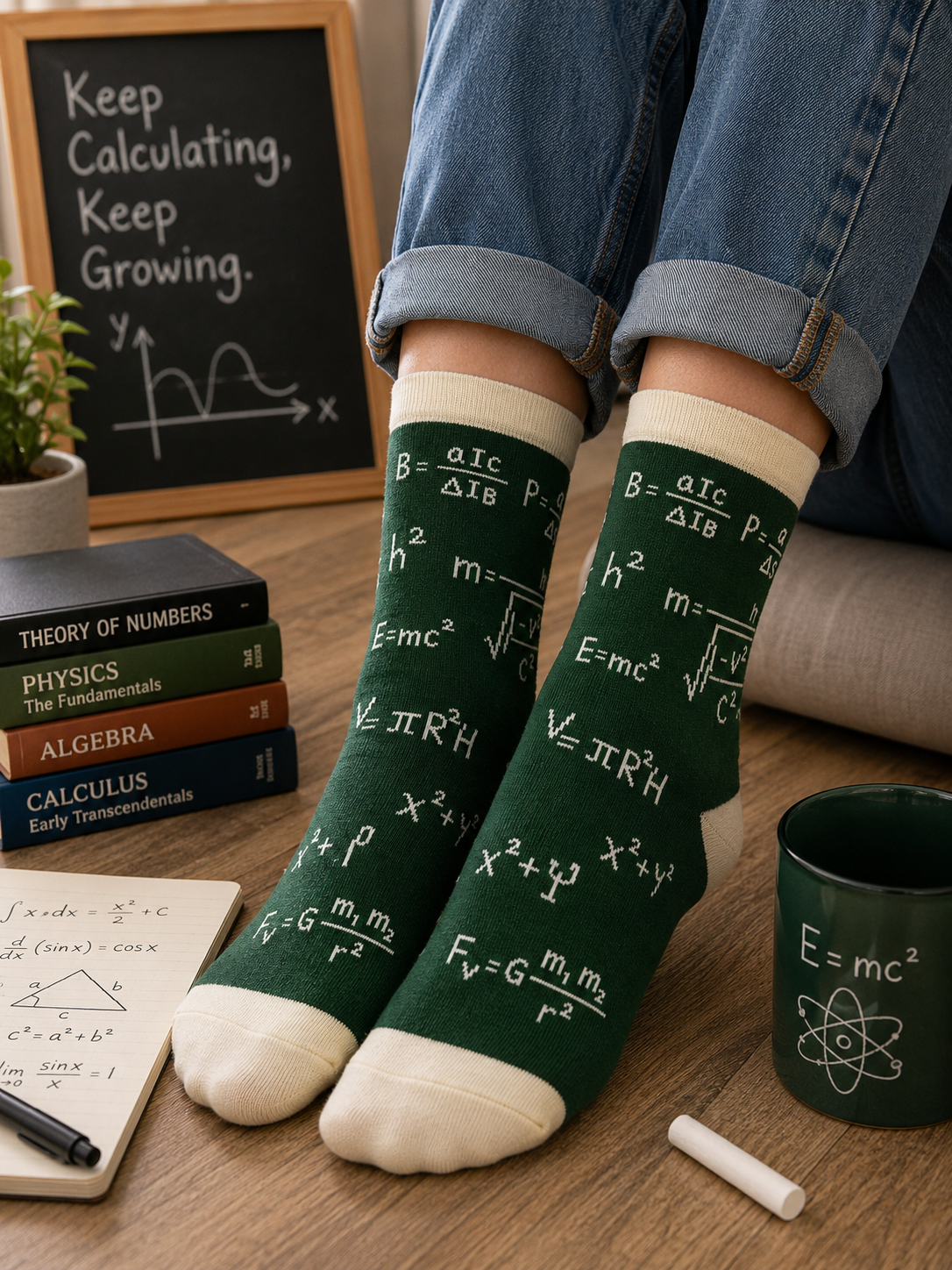 Math Genius Socks