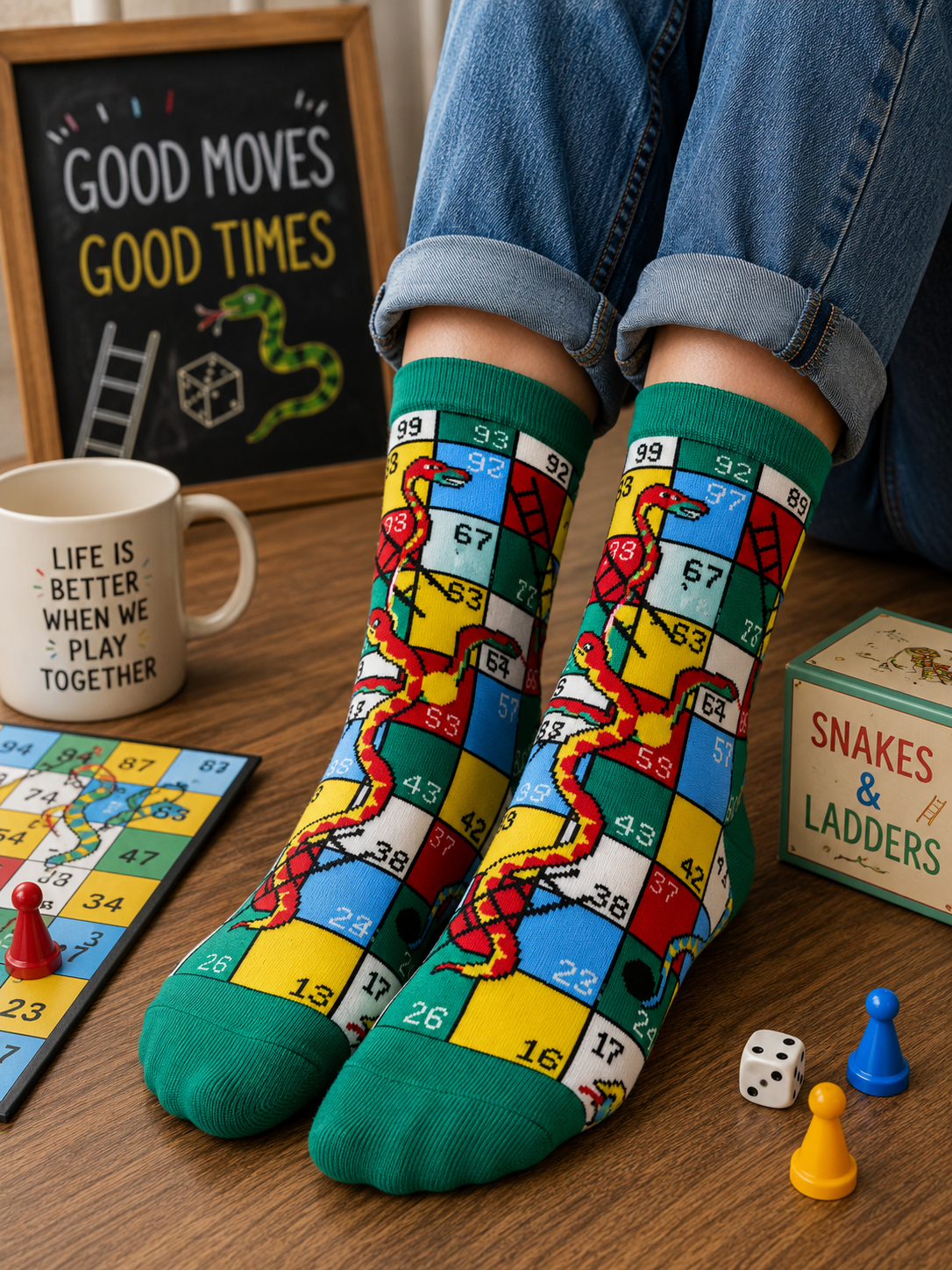 Snakes & Ladders Socks