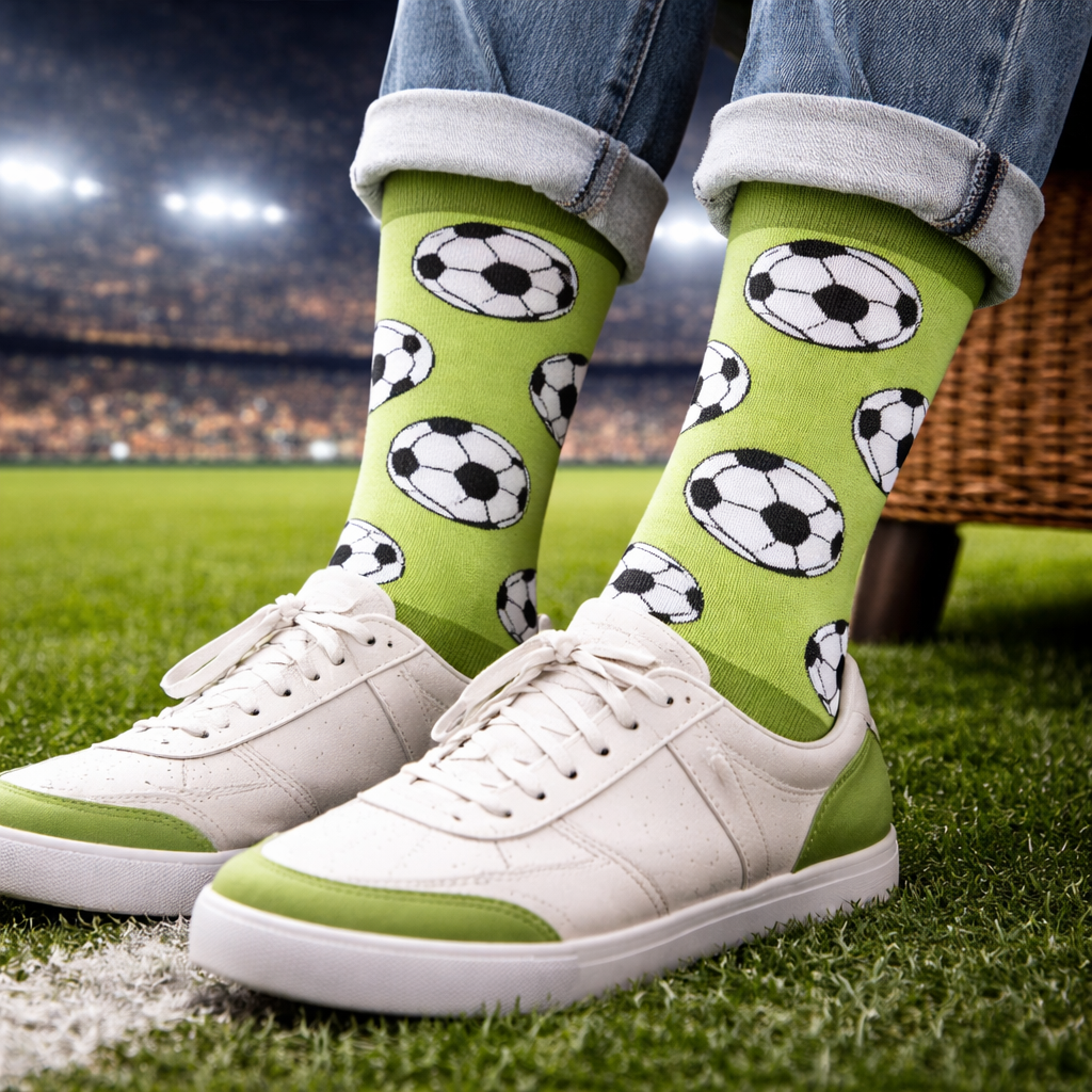 Green Soccer Kick Socks