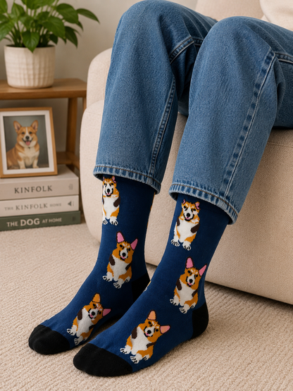 Corgi Companion Socks