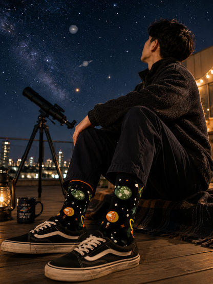 Cosmic Explorer Socks