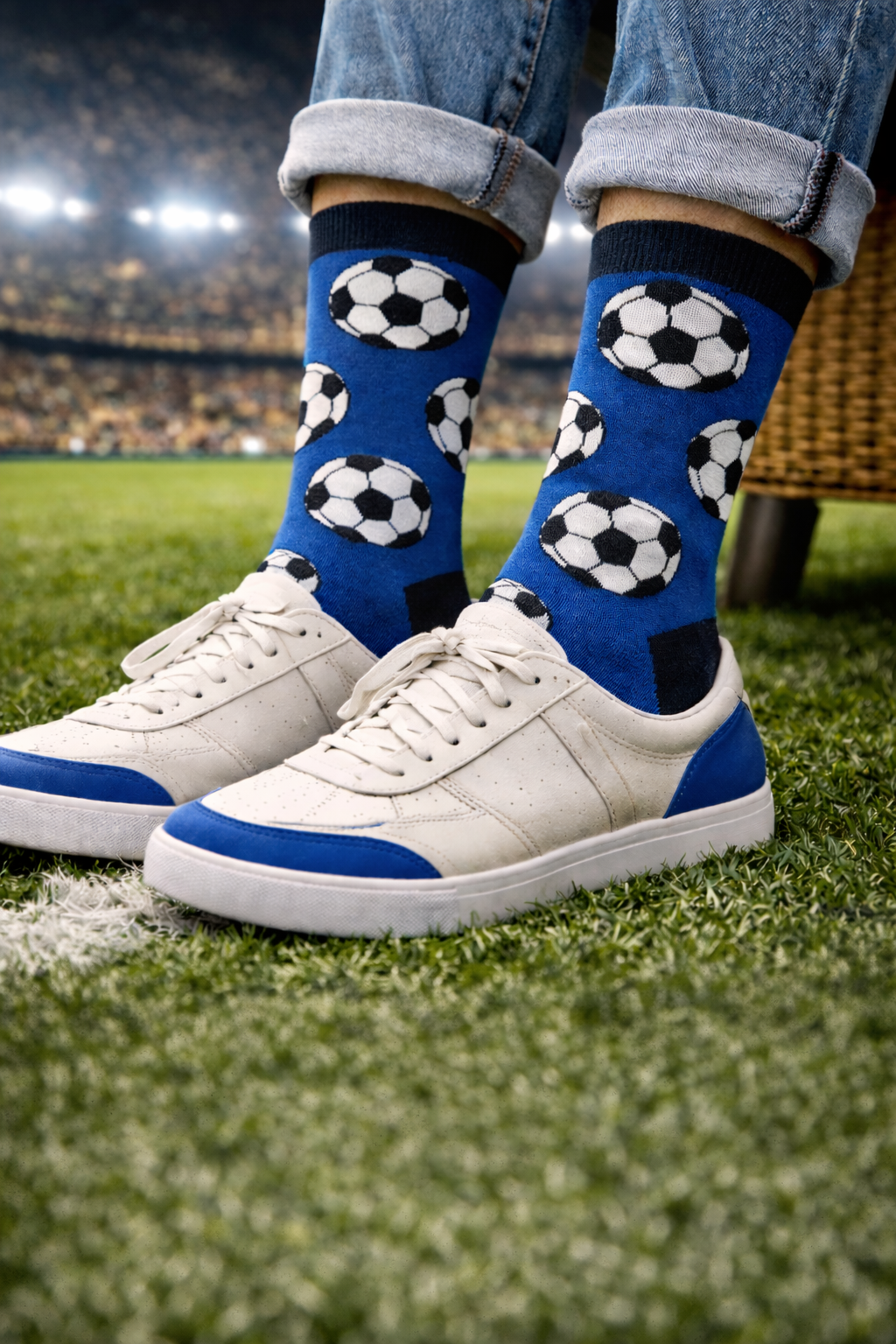 Blue Soccer Socks
