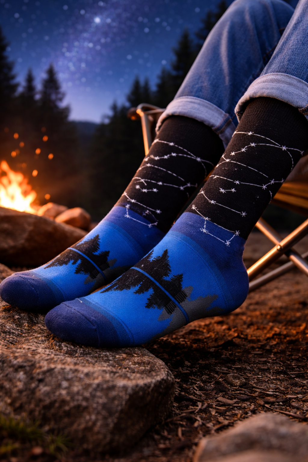 Midnight Constellation Socks