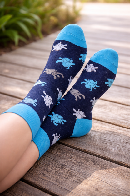 Ocean Turtle Socks