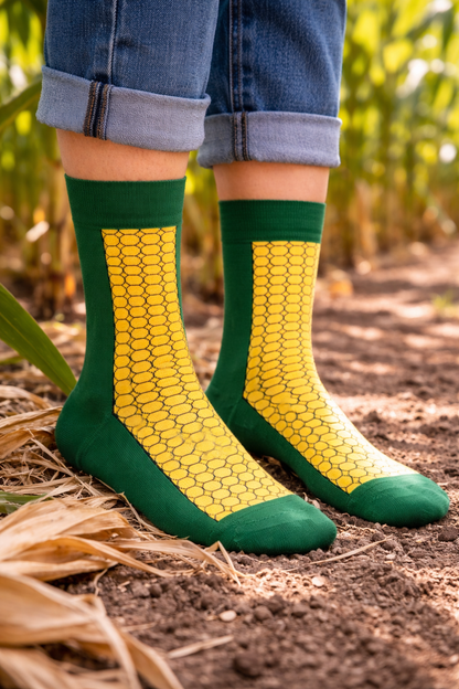 Golden Corn Socks