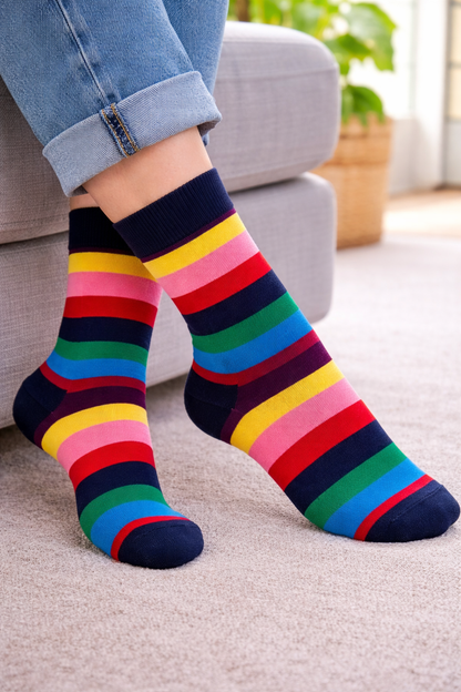Spectrum Stripe Socks