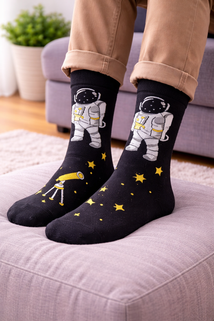 Astronaut Explorer Socks
