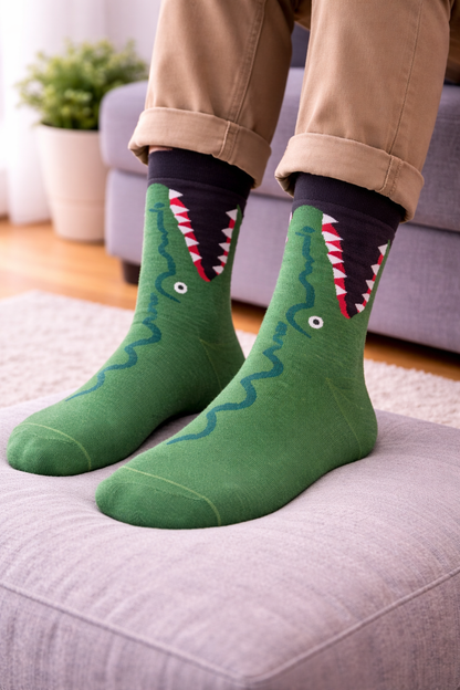 Crocodile Bite Socks