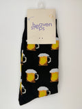 Beer Cheers Crew Socks – Happy Hour Novelty Socks