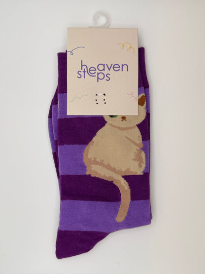 Cat Stripe Socks