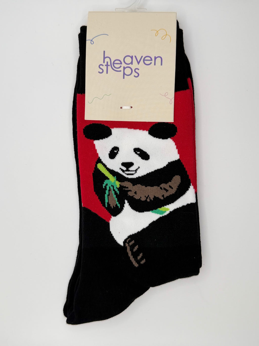 Playful Panda Crew Socks