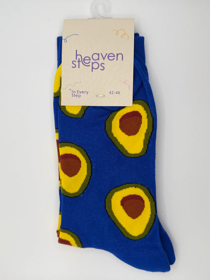 Avocado Blue Socks