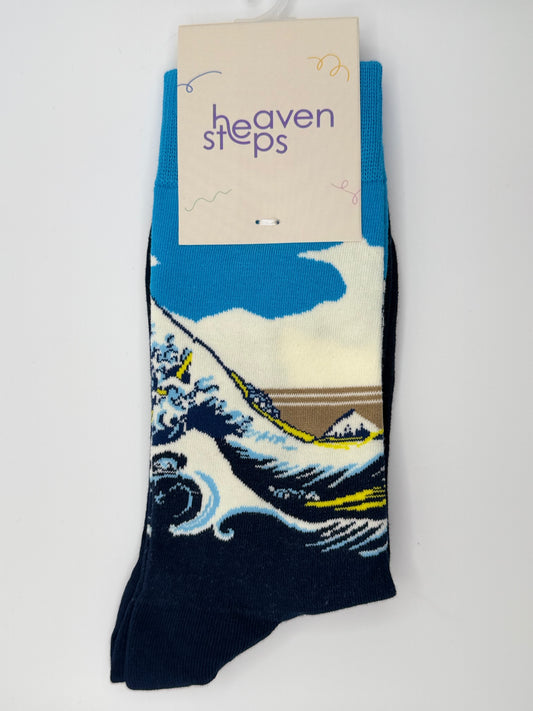 Ocean Wave Socks