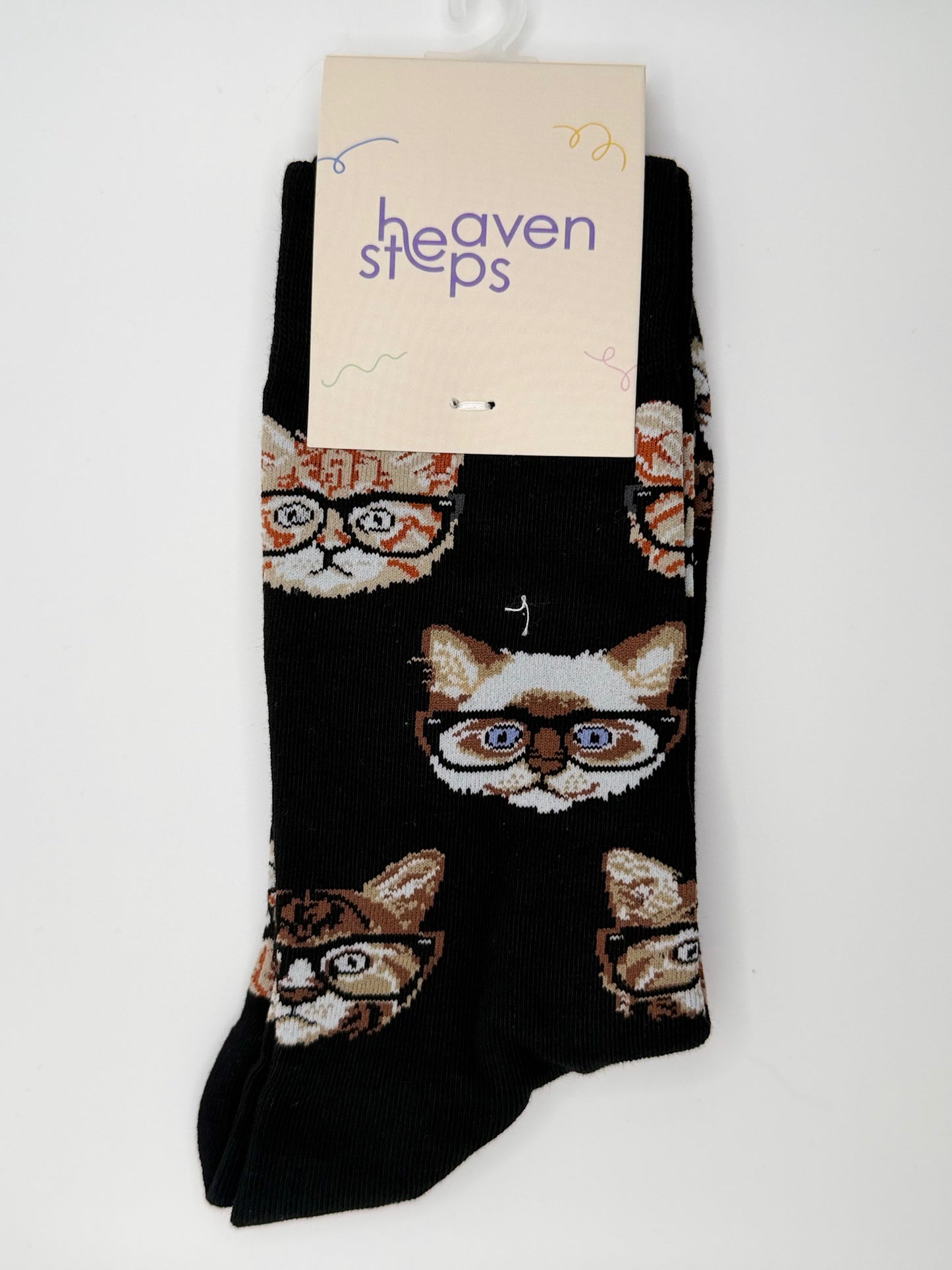 Hipster Cat Socks