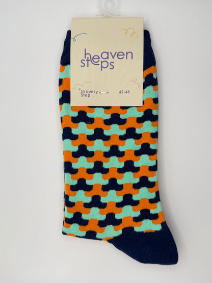 Wave Pattern Socks