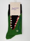 Crocodile Bite Crew Socks