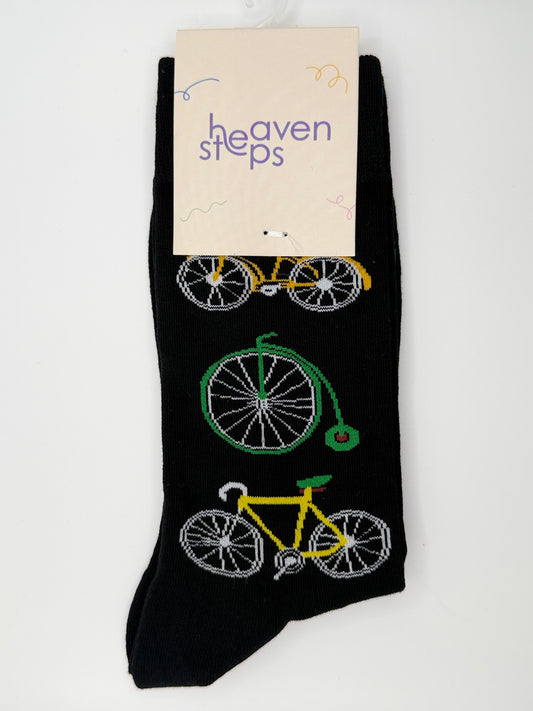 Retro Bicycle Socks