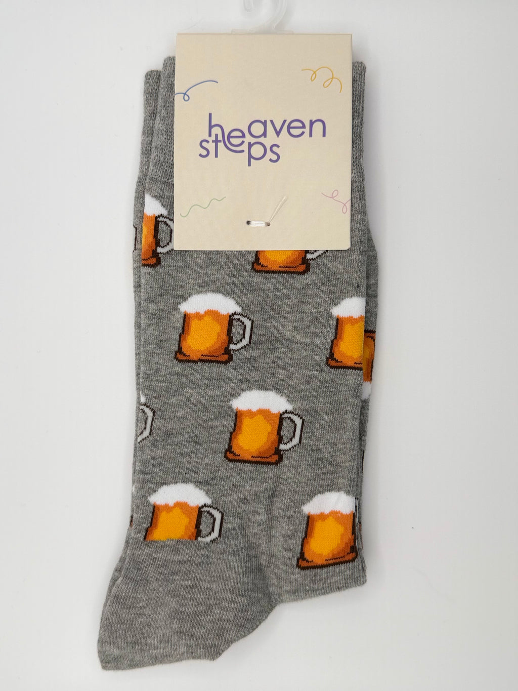 Classic Beer Mug Crew Socks