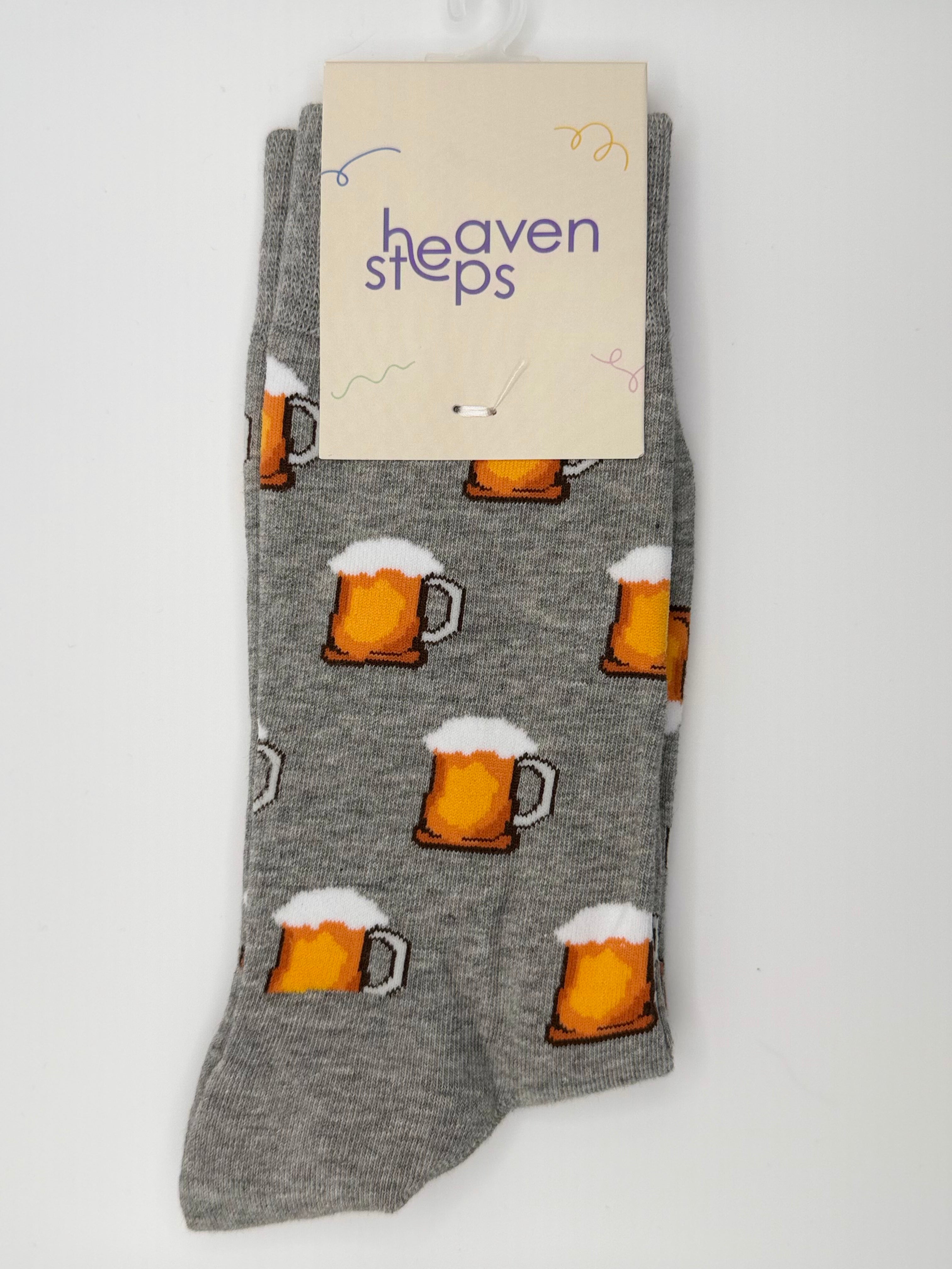 Classic Beer Mug Crew Socks