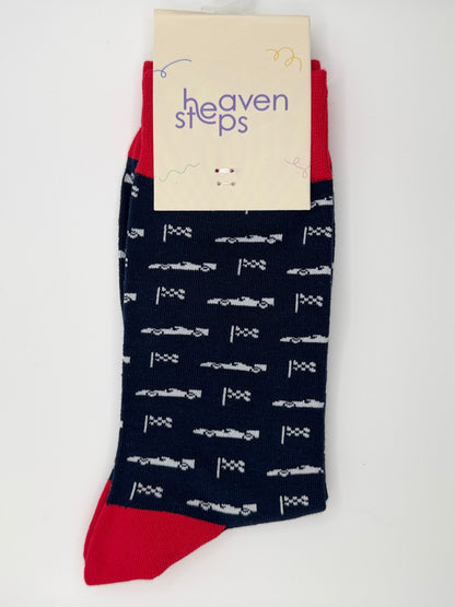 Checkered Dash Racing Socks