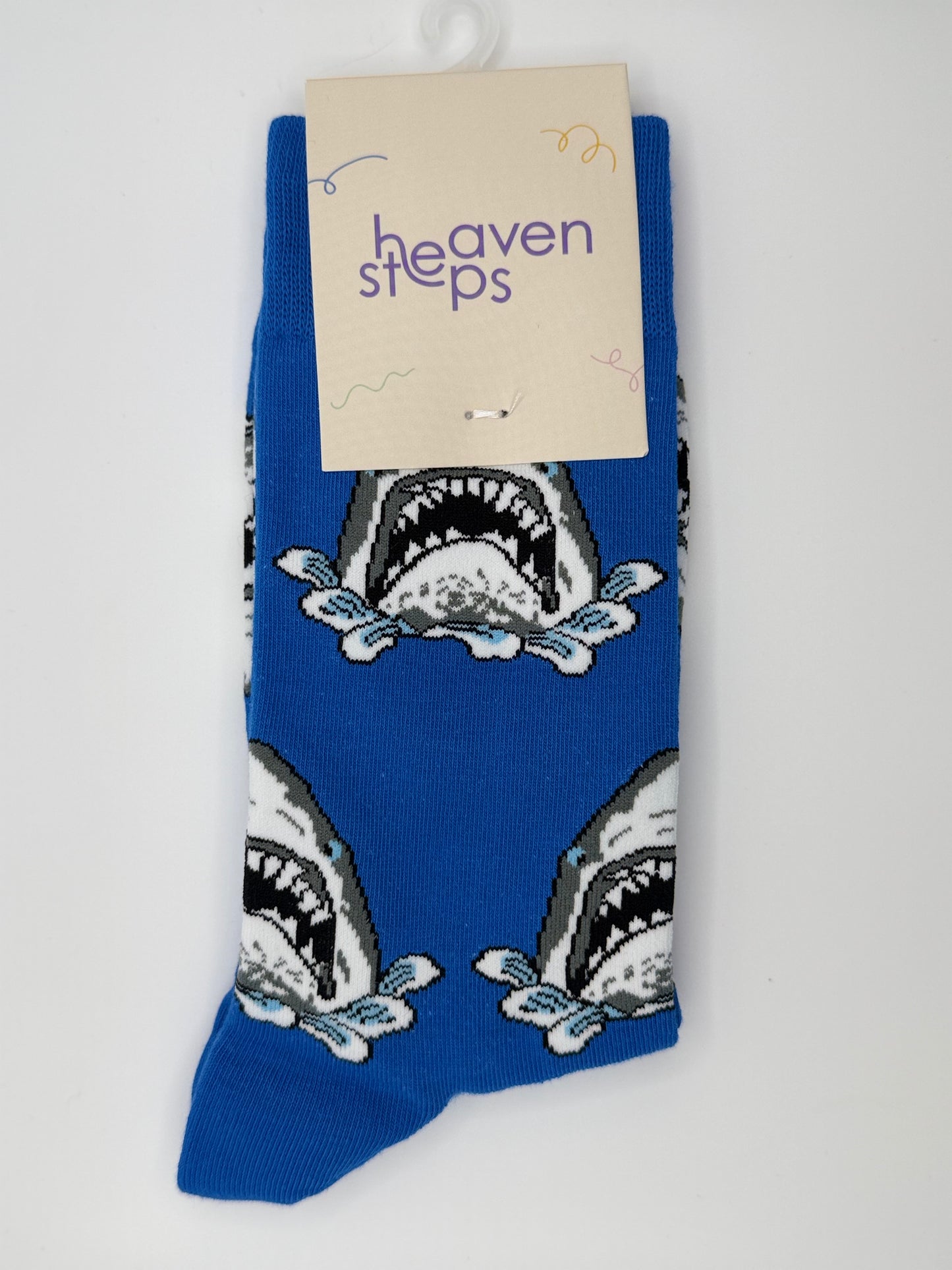 Ocean Bite Shark Socks