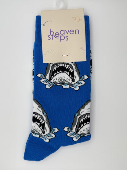 Ocean Bite Shark Socks