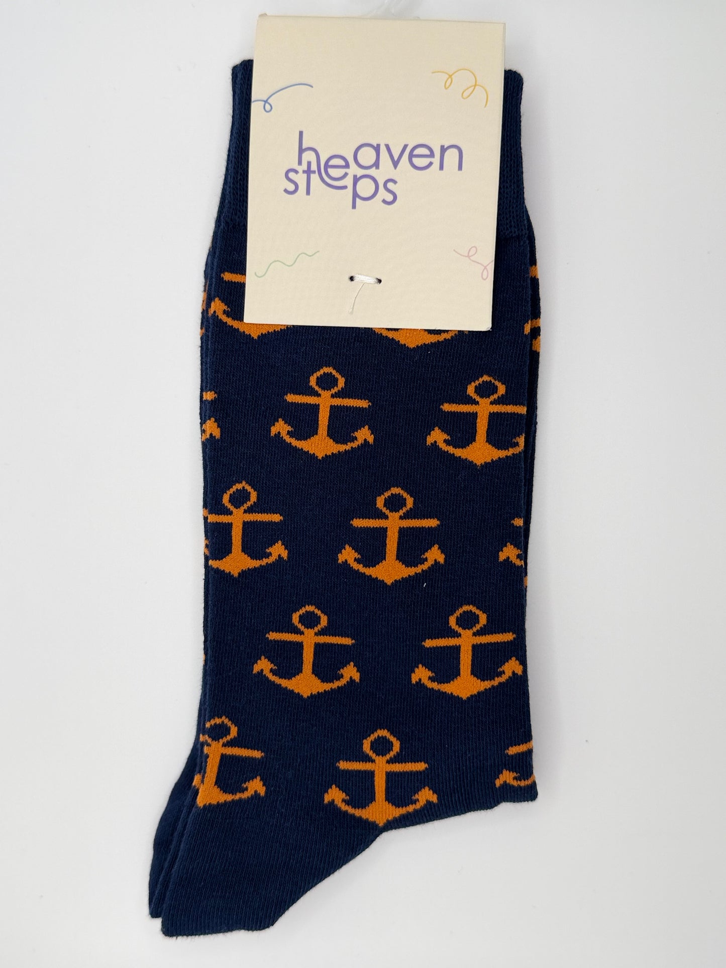 Nautical Anchor Socks