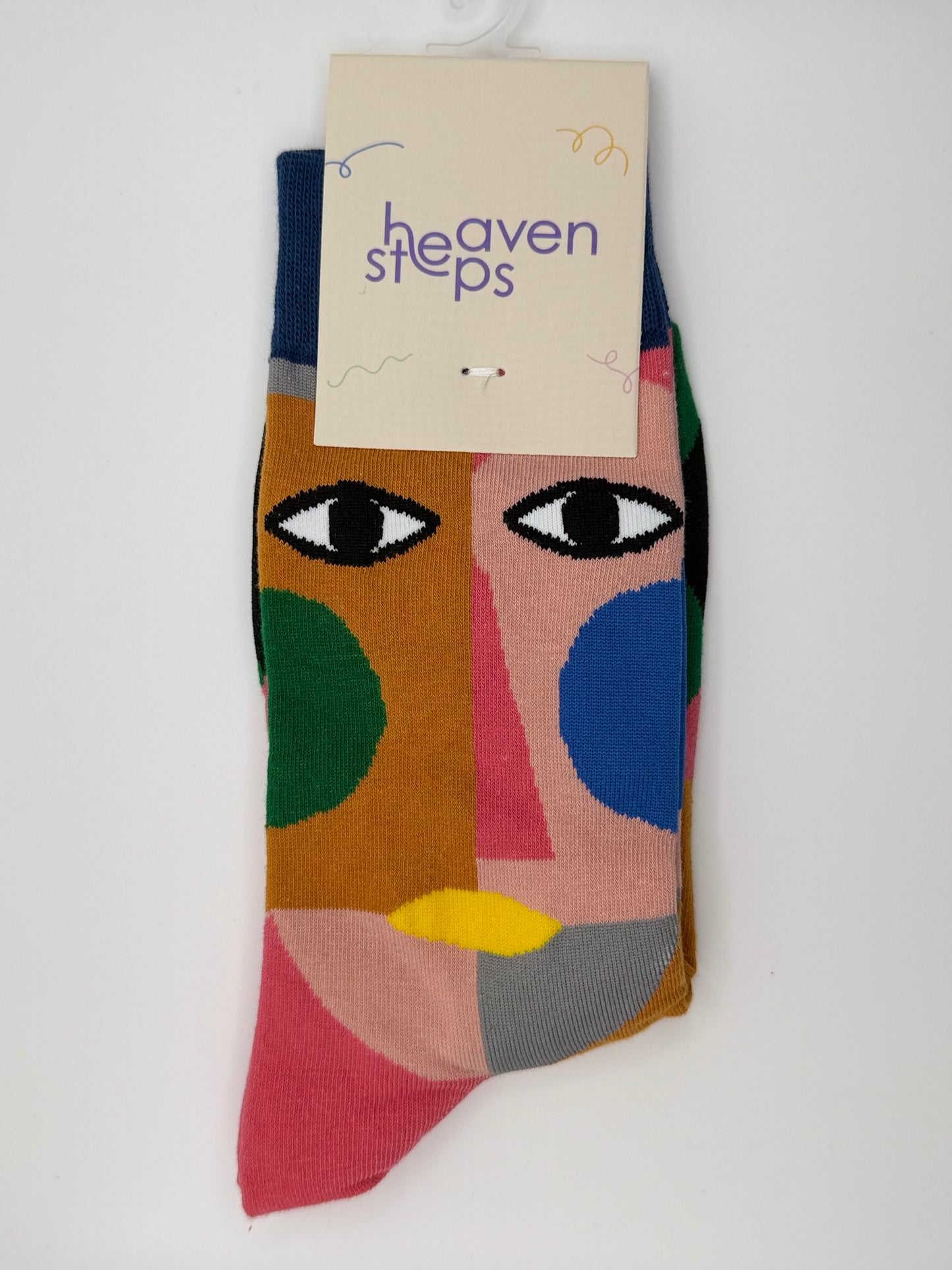 Abstract Face Socks