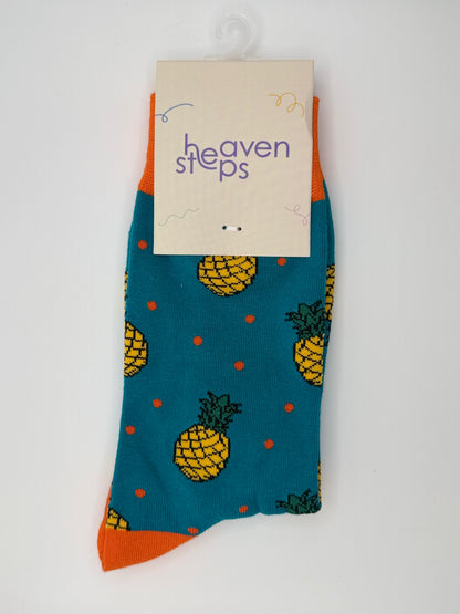 Tropical Pineapple Socks