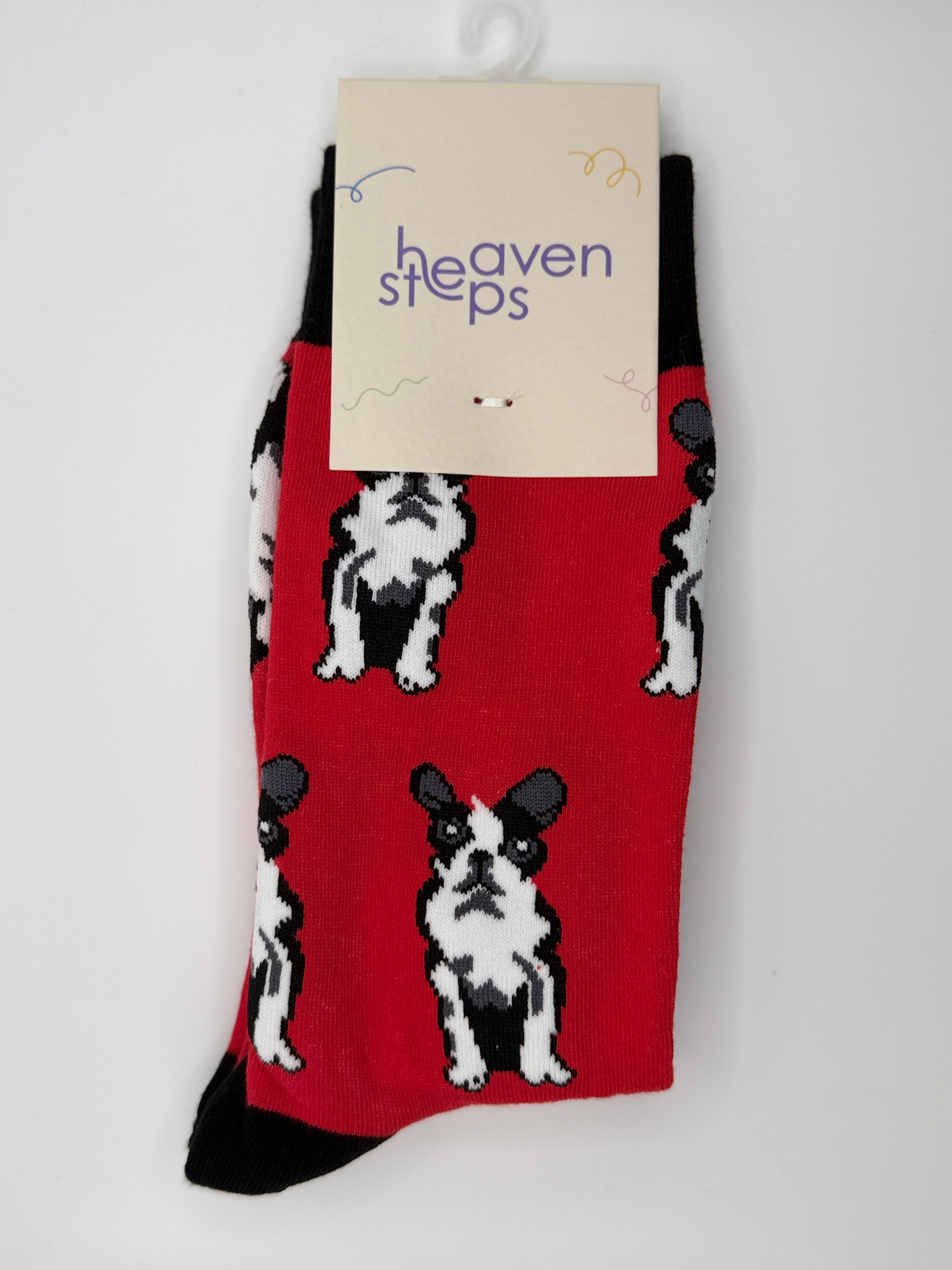 French Bulldog Crew Socks – Playful Puppy Socks