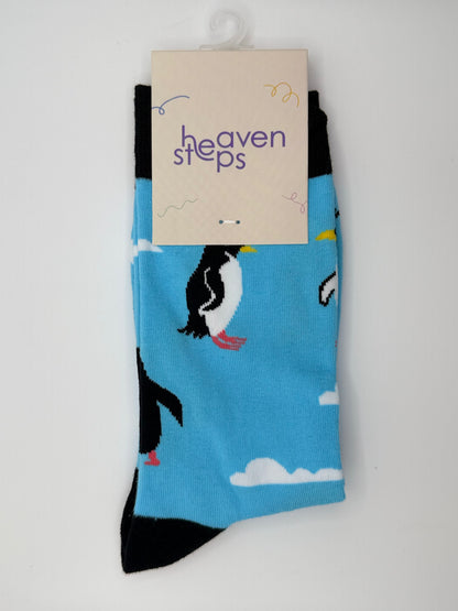 Penguin Pattern Socks