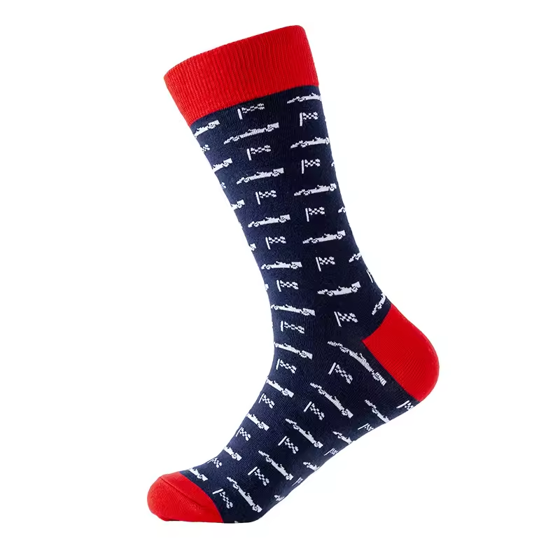 Checkered Dash Racing Socks